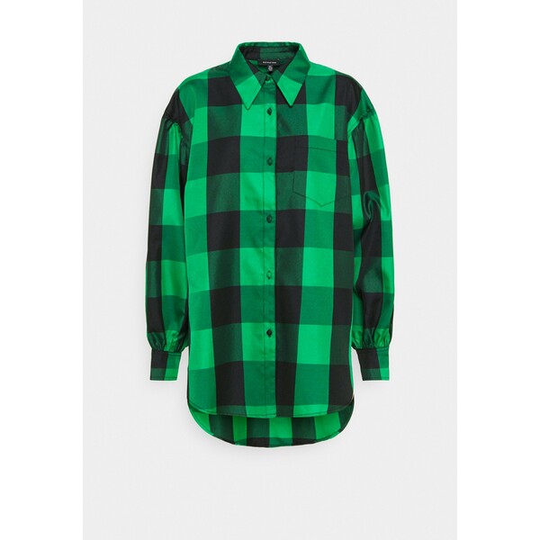 Who What Wear DROP PUFF SLEEVE Koszula green WHF21E01V
