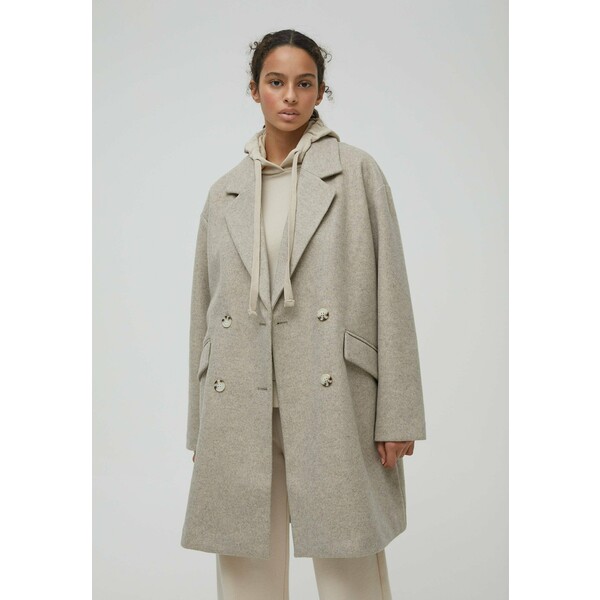 PULL&BEAR Płaszcz wełniany /Płaszcz klasyczny beige PUC21U0A8
