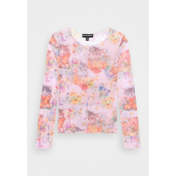 NEW girl ORDER SWEET TOP Bluzka z długim rękawem multi-coloured NEM21E00B