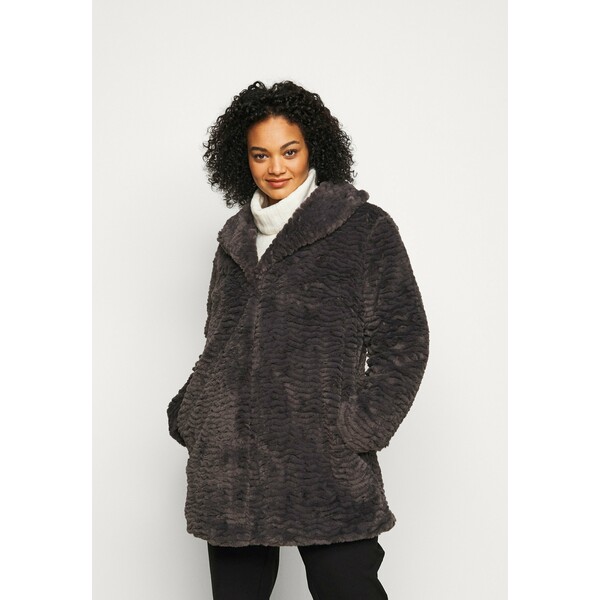 Dorothy Perkins Curve LONG LINE COAT Płaszcz zimowy grey DP621U015