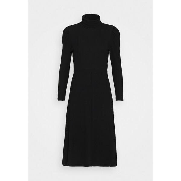 ONLY Petite ONLNELLA ROLL NECK DRESS Sukienka dzianinowa black OP421C08P