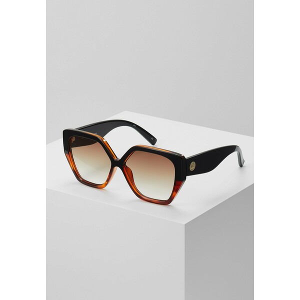 Le Specs SO FETCH Okulary przeciwsłoneczne black/tort LS151K022