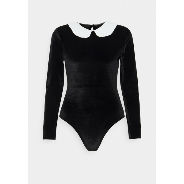 Missguided Tall PETER PAN COLLAR BODYSUIT Body black MIG21E03O