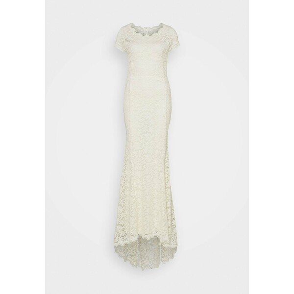 Rosemunde LONG DRESS SHORT SLEEVE Suknia balowa ivory RM021C01J