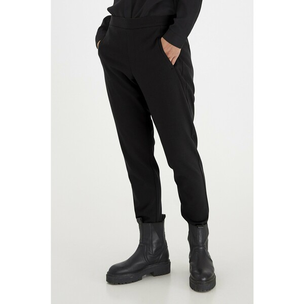 PULZ PXVICTORIA SPECIAL FAIR OFFER Spodnie materiałowe black beauty PUH21A017