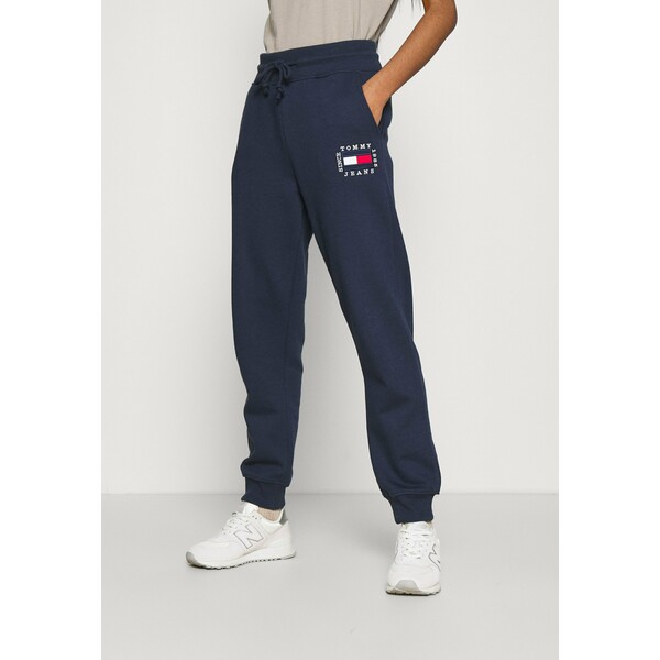 Tommy Jeans BOX FLAG PANT Spodnie treningowe twilight navy TOB21A01R