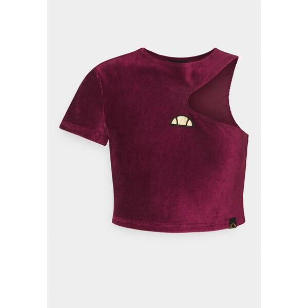 Ellesse MARGIOT T-shirt z nadrukiem burgundy EL921D04L