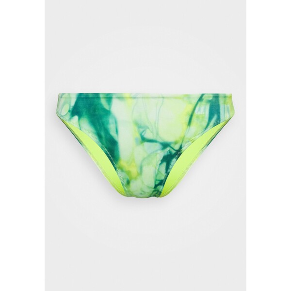 Versace BRASILIANA ALTA MARE DONNA Dół od bikini verde/giallo 1VE81I009