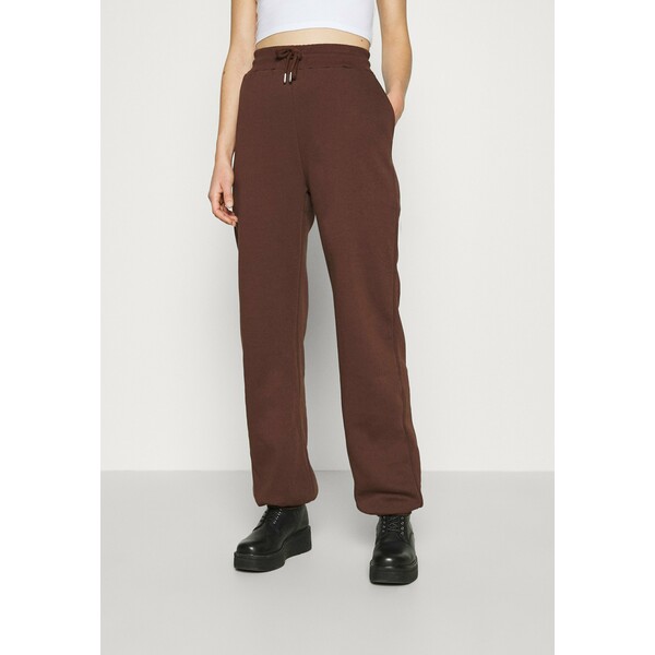 Nly by Nelly PERFECT SLOUCHY PANTS Spodnie treningowe brown NEG21A02E