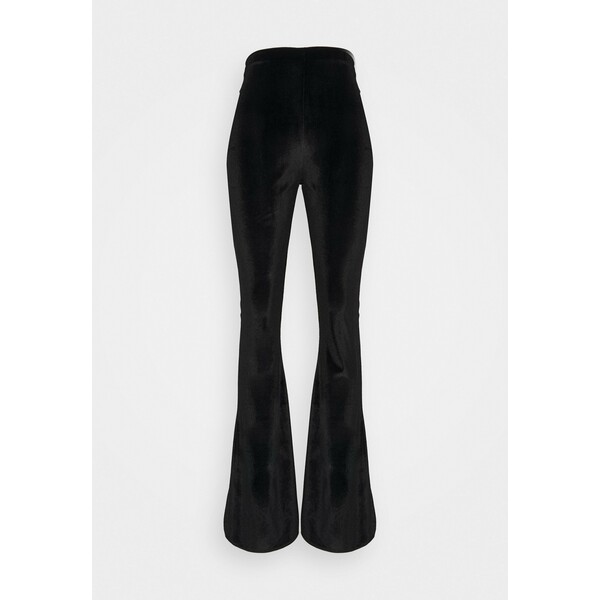 Missguided SLIT TROUSER Spodnie materiałowe black M0Q21A0GE