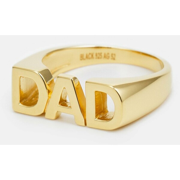Maria Black DAD RING Pierścionek gold-coloured MAY51L07F