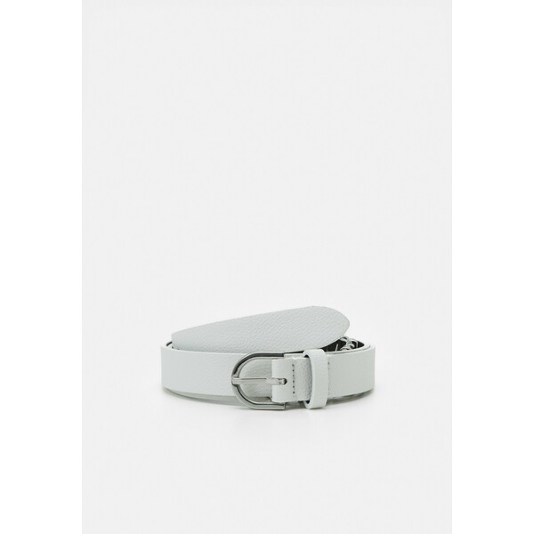 Calvin Klein ROUND BUCKLE BELT CHARMS Pasek white 6CA51D02X