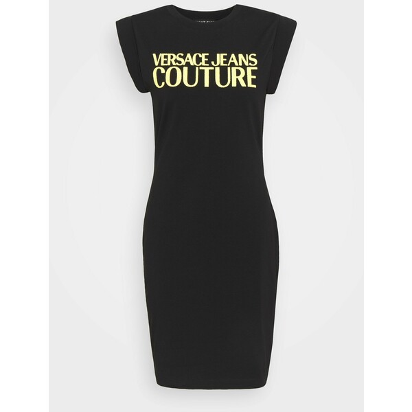 Versace Jeans Couture ACTIVE DRESS Sukienka z dżerseju black VEI21C01X