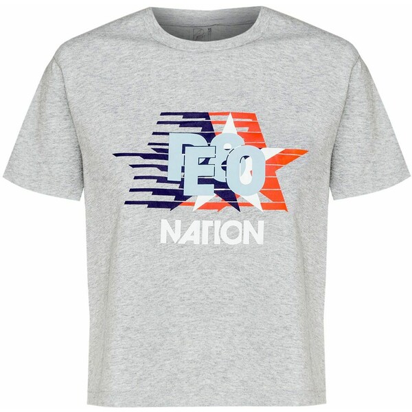 PE Nation T-shirt P.E NATION AERIAL TEE 19PE1T131-grey