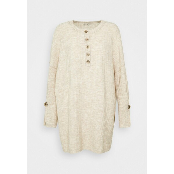 Free People AROUND THE CLOCK Sweter oatmeal FP081Q008