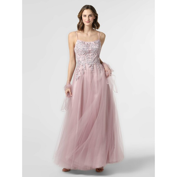 Luxuar Fashion Damska sukienka wieczorowa z etolą 469746-0001