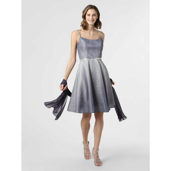 Luxuar Fashion Damska sukienka wieczorowa z etolą 469742-0001
