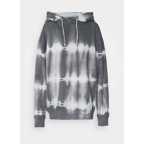 Missguided Tall TIE DYE HOODIE Bluza charcoal MIG21J00R