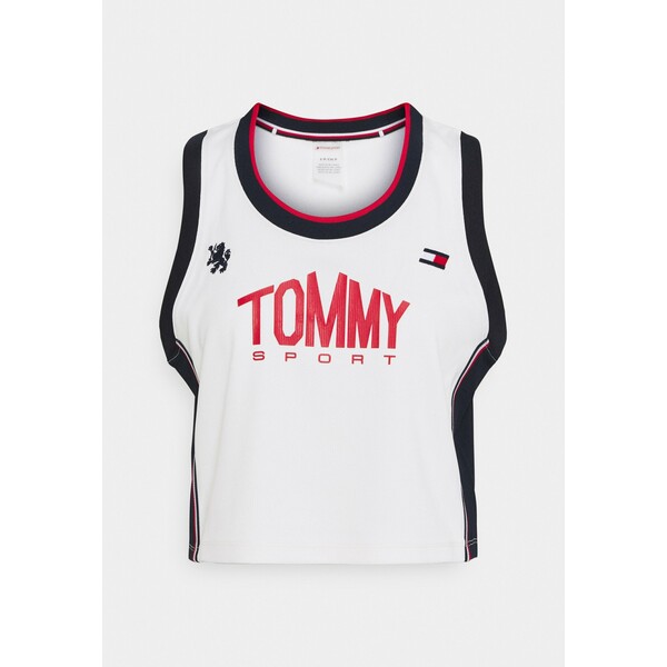 Tommy Hilfiger CROP TANK Koszulka sportowa ivory TON41D010