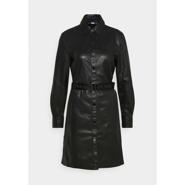 KARL LAGERFELD DRESS Sukienka koszulowa black K4821C03B