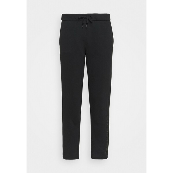 Calvin Klein Jeans SHINY RAISED PANT Spodnie treningowe black C1821A03Z