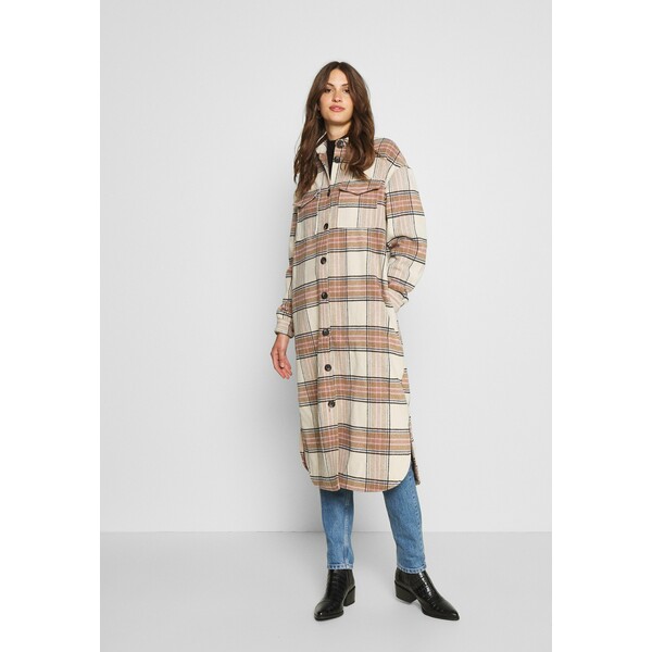 ONLY Tall ONLLOLLY LONG CHECK COAT Płaszcz wełniany /Płaszcz klasyczny multi coloured OND21U01O