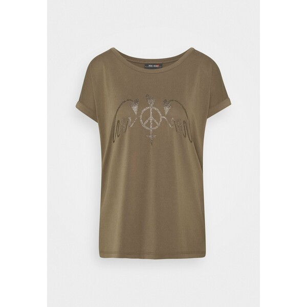 Mos Mosh ALBA TEE T-shirt z nadrukiem chocolate chip MX921D017