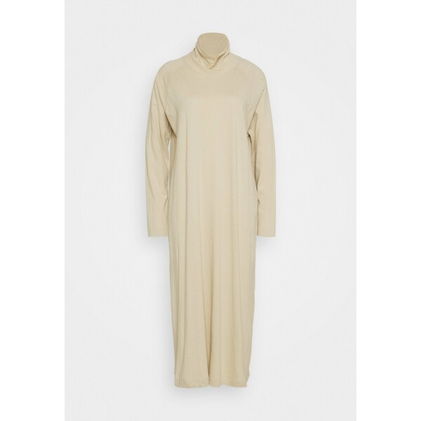 American Vintage FAKOBAY Długa sukienka mastic AM221C04B