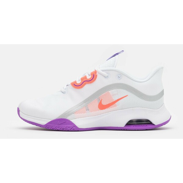 Nike Performance AIR MAX VOLLEY Buty tenisowe uniwersalne white/bright mango/purple pulse N1241A0ZK