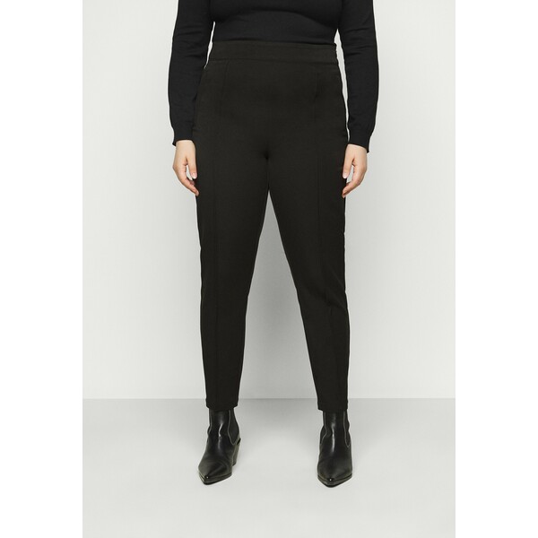 Vero Moda Curve VMIVY ANKLE SLIM PANT Spodnie materiałowe black VEE21A01Q