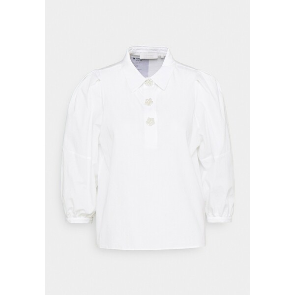 Rich & Royal BLOUSE Bluzka z długim rękawem white RI521E06D