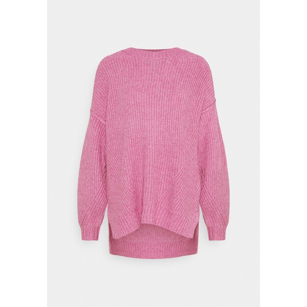 American Eagle OVERSIZED CREW Sweter pink AM421I014