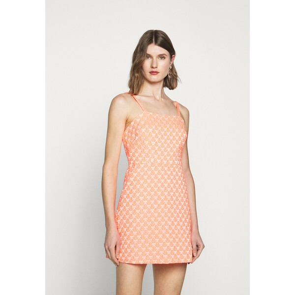 Milly CLOQUE BERNADENE DRESS Sukienka letnia neon melon M1221C028