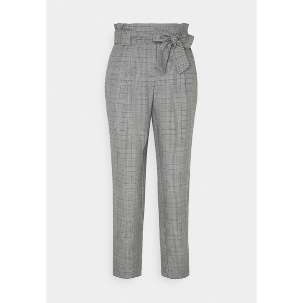 JDYTARA PANTS Spodnie materiałowe dark grey melange/blue JY121A06H