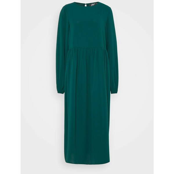 Missguided Tall OVERSIZED MIDI SMOCK DRESS Sukienka letnia dark green MIG21C0BA