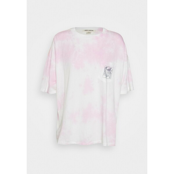 Billabong ROUGH WAVES T-shirt z nadrukiem rose dawn BI721D05J