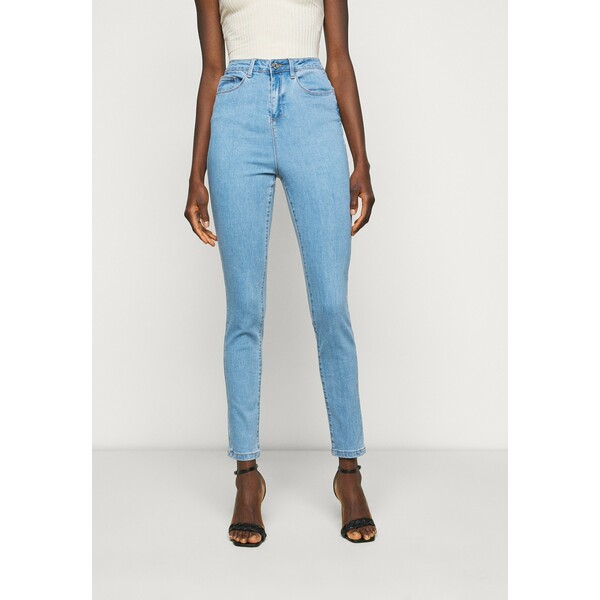 Missguided Tall SCUPLT DETAIL CLEAN SINNER Jeansy Skinny Fit light blue MIG21N03H