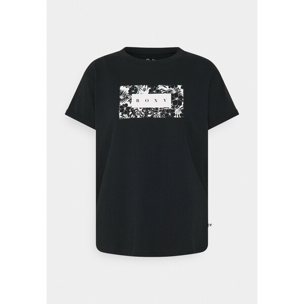 Roxy EPIC AFTERNOON CORPO T-shirt z nadrukiem anthracite RO521D0FZ