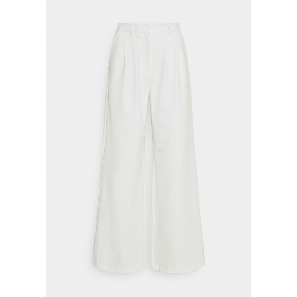 YASBILLA WIDE PANTS CELEB Spodnie materiałowe star white Y0121A09F