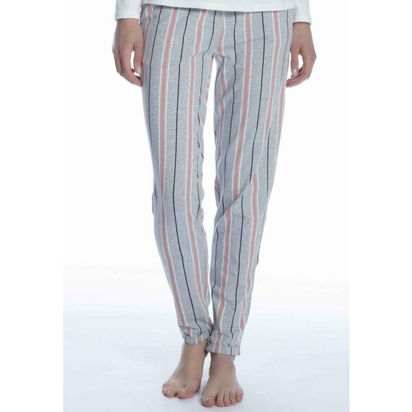 Skiny DAMEN HOSE LANG Spodnie od piżamy grey melange SK781O006