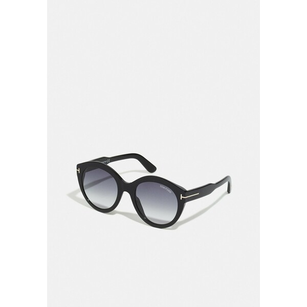 Tom Ford Okulary przeciwsłoneczne shiny black/gradient smoke 2TO51K007
