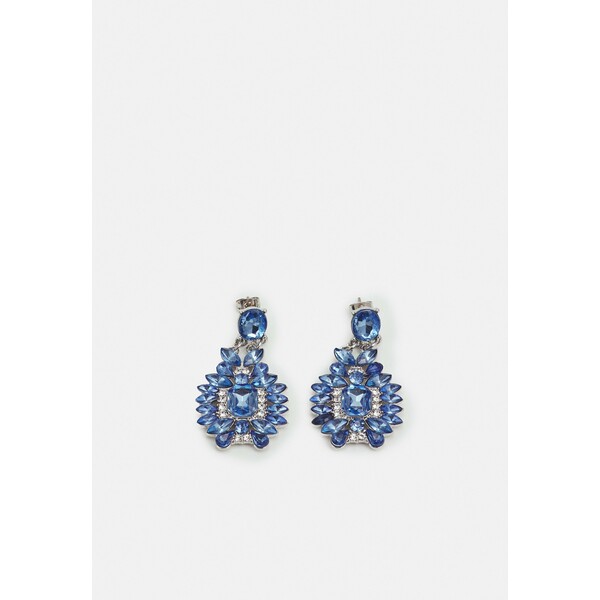 Pieces PCSARINA EARRINGS Kolczyki silver-coloured/blue PE351L0VQ