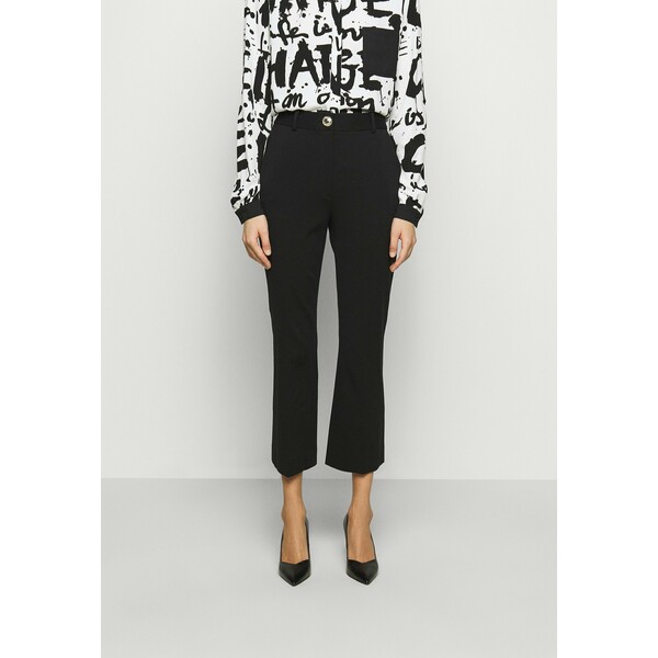 Diane von Furstenberg TAYTUM Spodnie materiałowe black DF221A00E