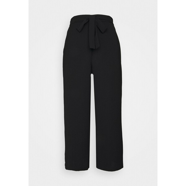 Pieces PCKELLIE CULOTTE ANKLE PANT Spodnie materiałowe black PE321A0BW