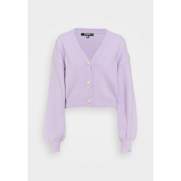 Missguided Tall SOFT TOUCH BUTTON Kardigan lilac MIG21I032