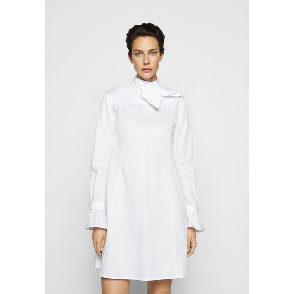 Victoria Victoria Beckham TIE NECK DRESS Sukienka letnia white VIT21C00T