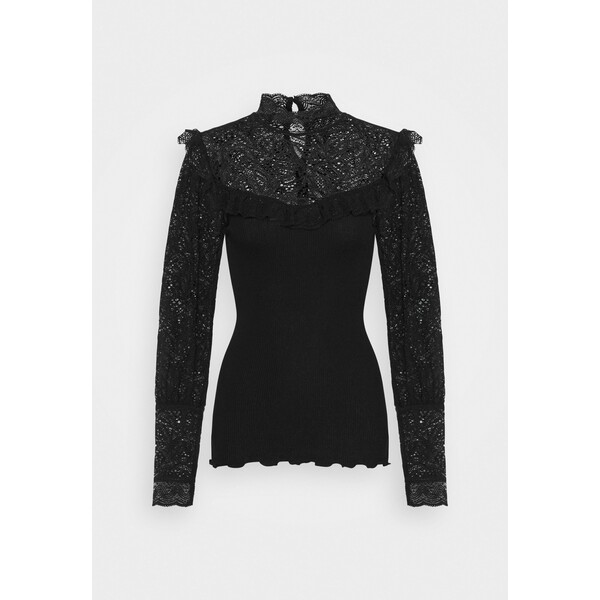 Rosemunde TURTLENECK Bluzka z długim rękawem black RM021D073