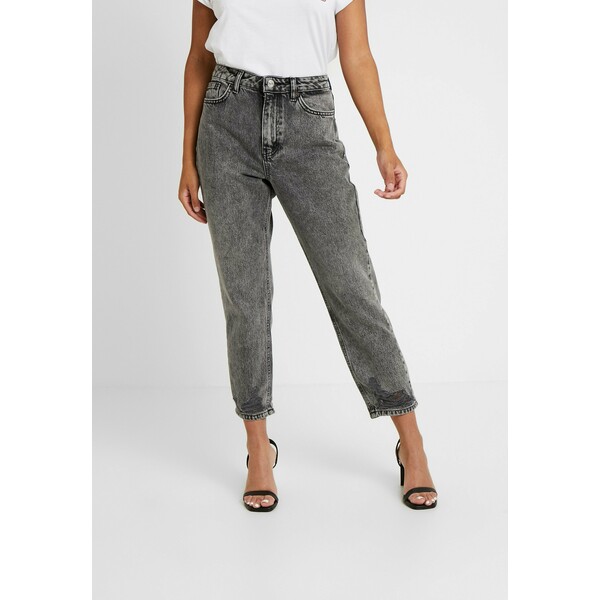 Topshop Petite MOM Jeansy Relaxed Fit grey TQ021N02C