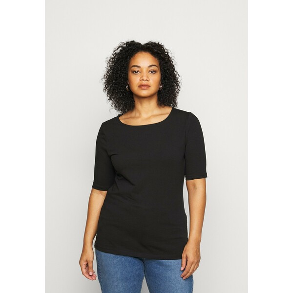 Anna Field Curvy T-shirt basic black AX821D03Q