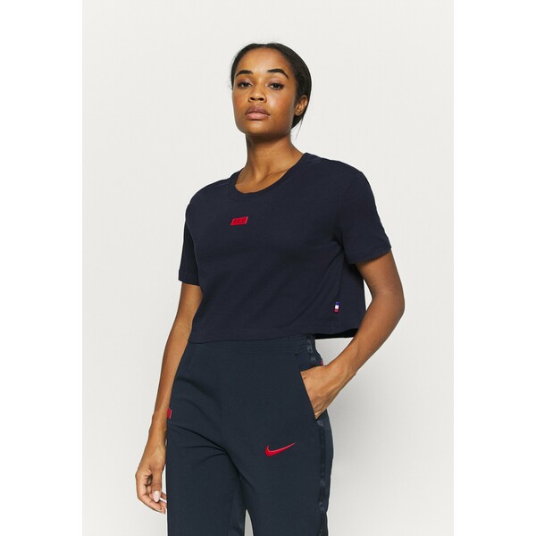 Nike Performance FRANKREICH FFF TEE VOICE Koszulka reprezentacji blackened blue N1241D16N